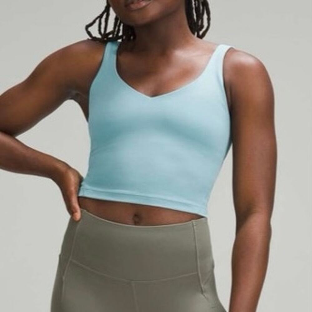 Womens Lululemon Align Tank Top Teal Size 0